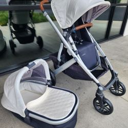 Uppa Vista Stroller W Bassinette 