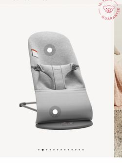 BabyBjörn Bouncer Bliss + Extra Fabric Seat Cover – Excellent Condition