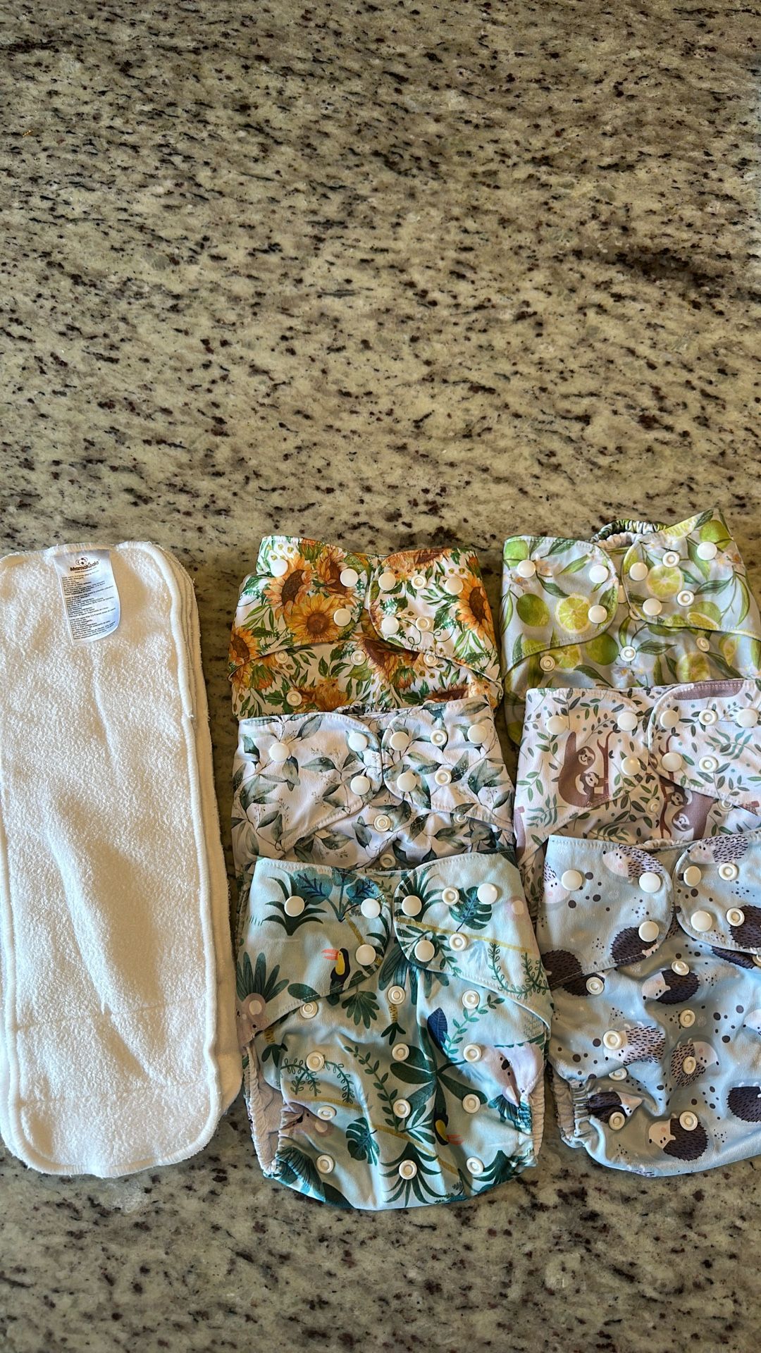 Cloth Diapers And Inserts