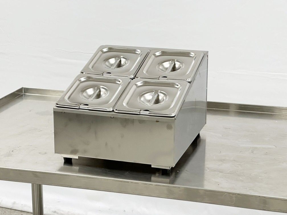 4 container 1-6 seasoning box condiment station CS16-4