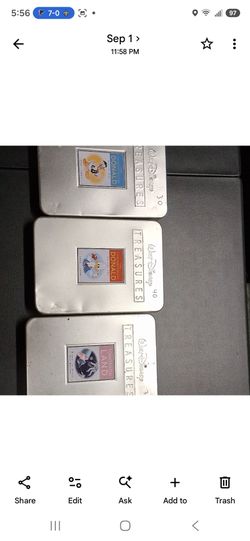 Walt Disney Treasures DVD Tin Set of 3 vintage movies