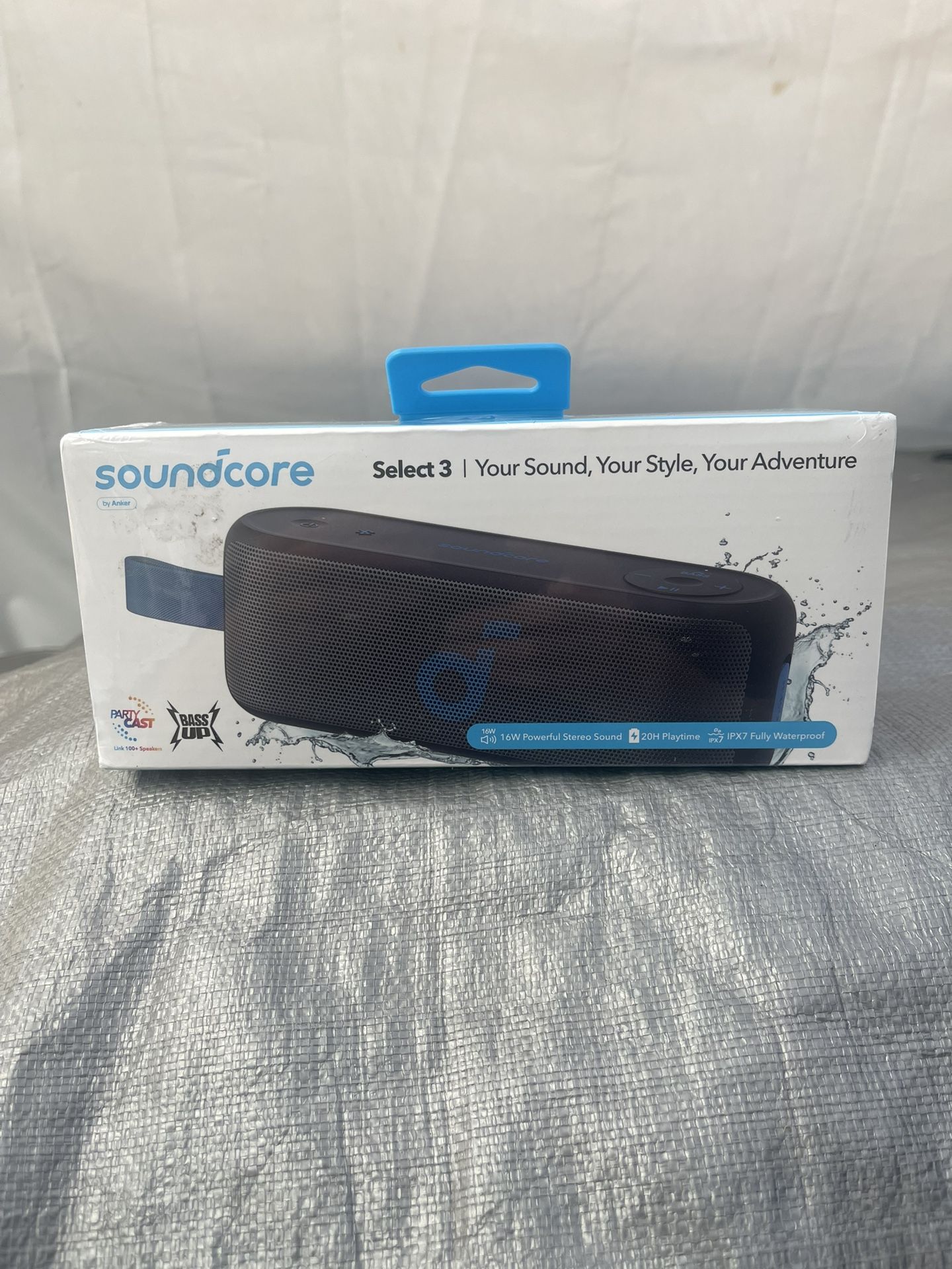 soundcore Select 3 Outdoor Speaker, 16W, BassUp