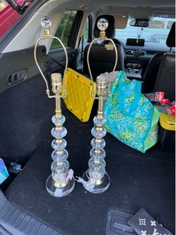 Vintage table lamps 50.00 both