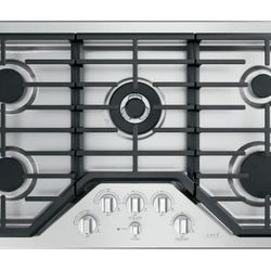 Café 36-In 5 Burners Stainless Steel Gas Cooktop (Griddle Included)