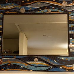 Beautiful Mosaic Mirror Art Decor