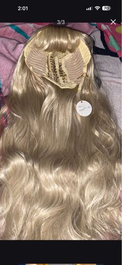 Blonde Wig 24 inches long