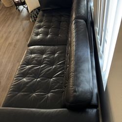 Leather Couch No Scratches 