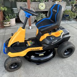 New! Cub Cadet 30 in. 56-Volt MAX 30 Ah Battery Lithium-Ion Electric Drive Cordless Riding Lawn Tractor with Mulch Kit Included