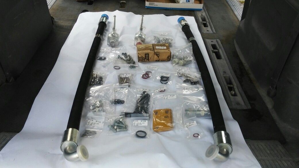 New OEM Cat. 336e, Etc., Excavator Hydraulic Thumb Connect Lines Kit