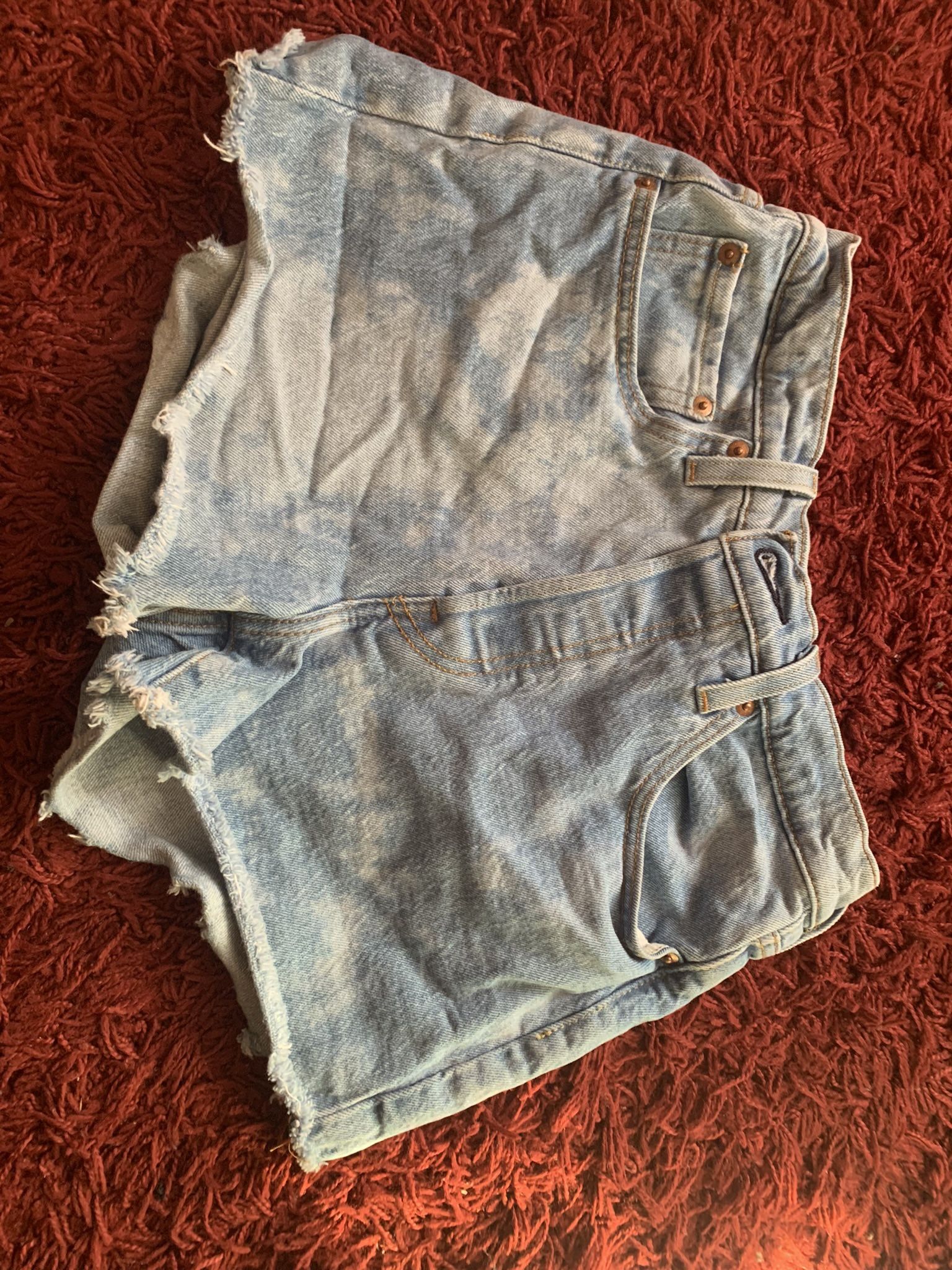 Levi’s Light Wash Shorts W/ Button Fly