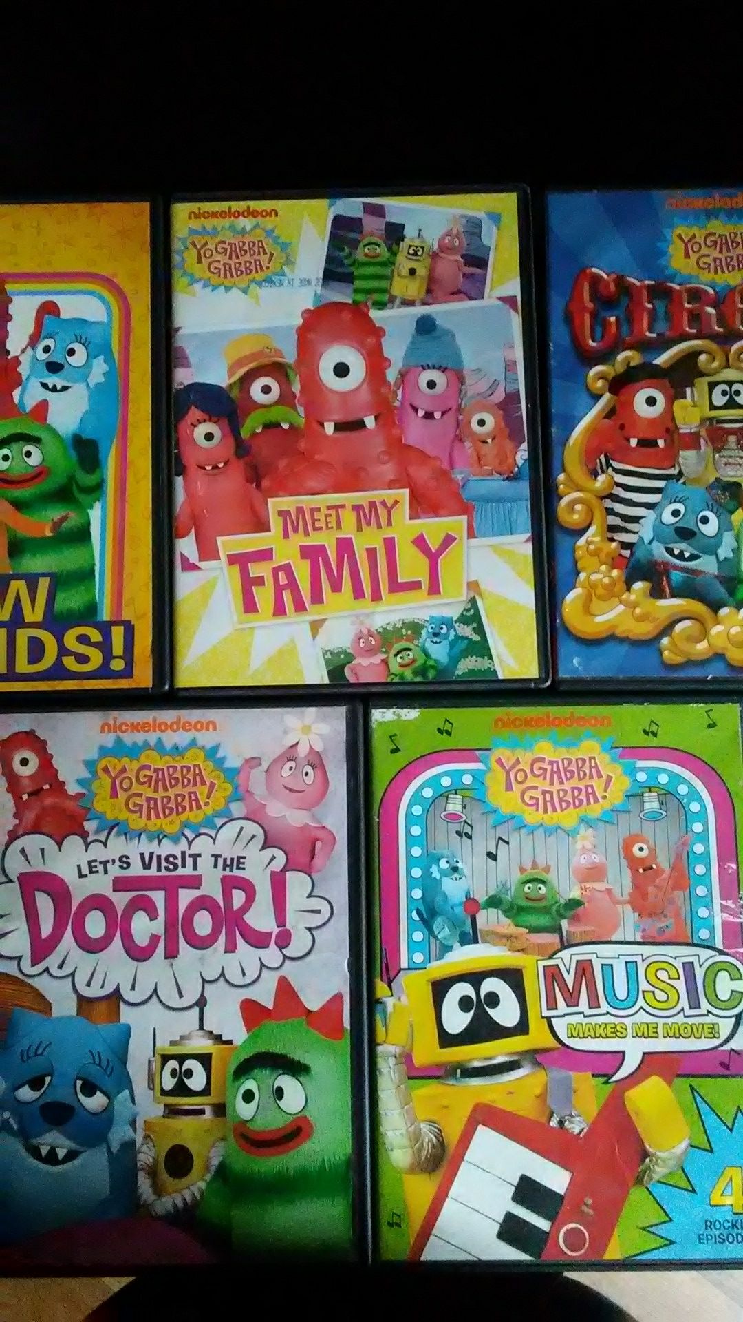 Yo gabba gabba dvds