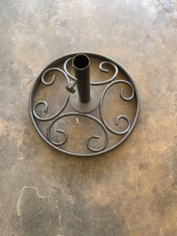 Metal umbrella stand 18”
