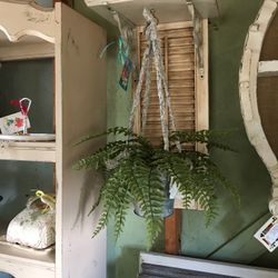 Shabby Chic Shutter Plant Holder