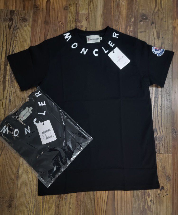 Moncler Black T shirt All Sizes