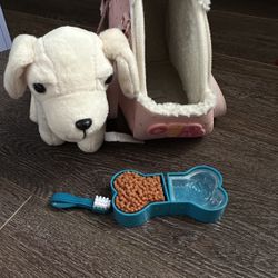 Our Generation Dolls- Dog And Dog Carrier