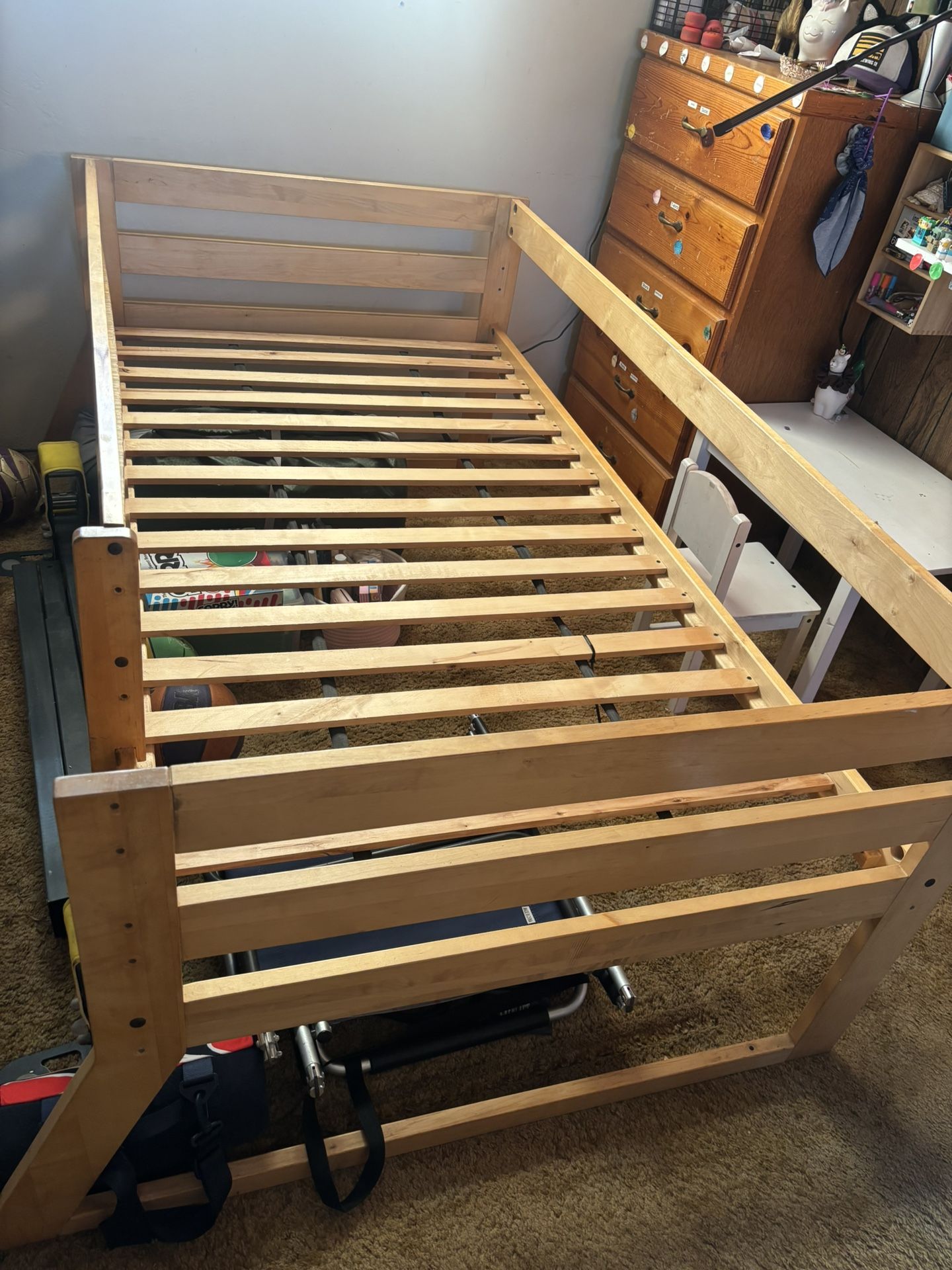 FREE Twin Bed Frame And Desk
