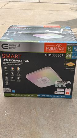 LED exhaust fan.