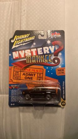 Johnny Lightning Pop Culture Mystery Matinee 1985 Toyota SR5 Pickup Black