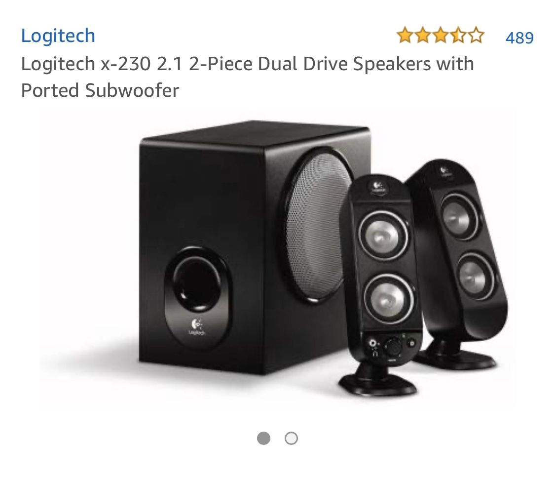 Logitech computer speakers