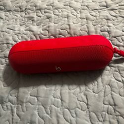 Red beats pill speaker