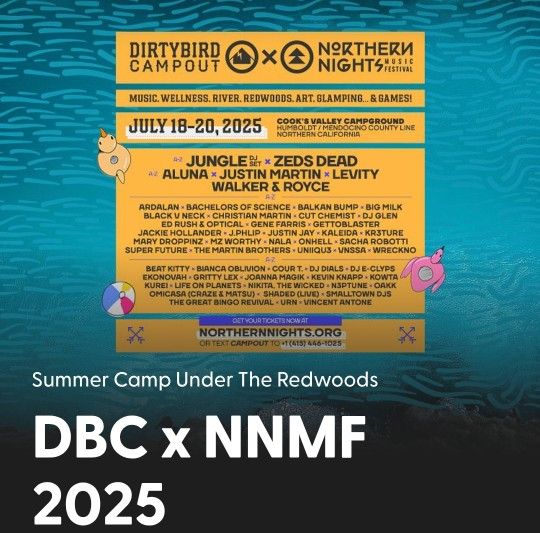 DirtyBird x Northern Nights VIP| Camping