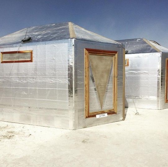 Pop Up Burning Man Stretch Yurt