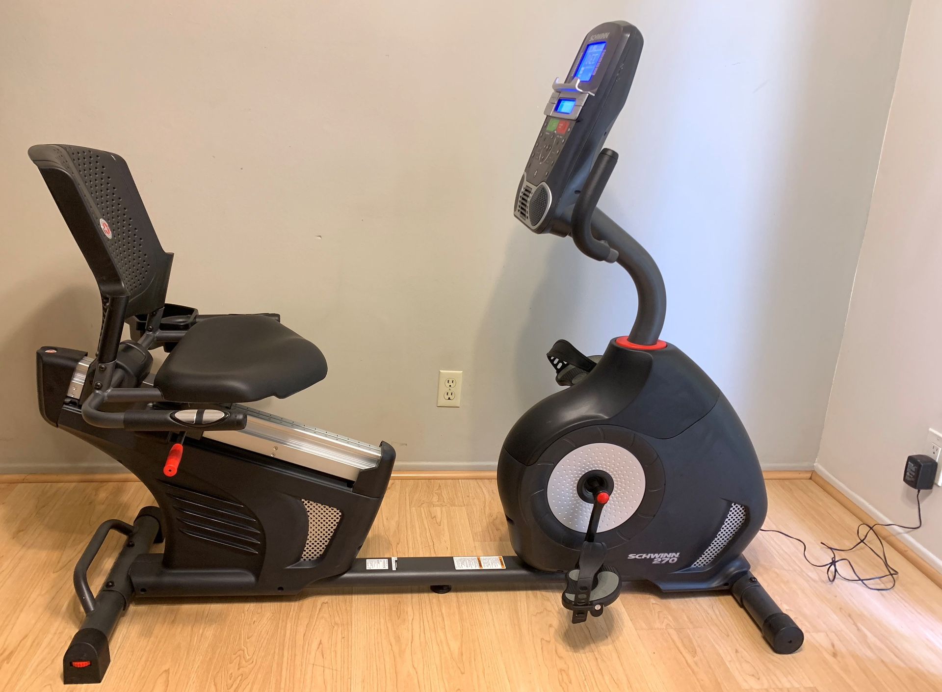 Schwinn 270 Journey 2.5 Recumbent Bike Sit-Down Exercise Cycling Workout Bicycle Fitness Trainer