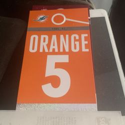 Orange Parking Dolphins Vs Vikings!!