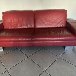 Natuzzi Leather Couch