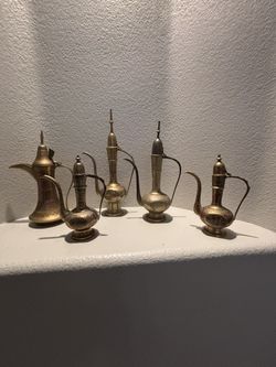  Brass Teapots 