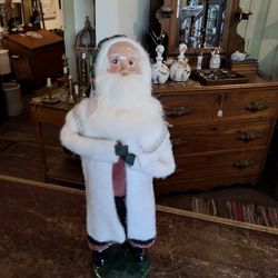 1980s Byer's Choice Victorian Santa Claus Caroler