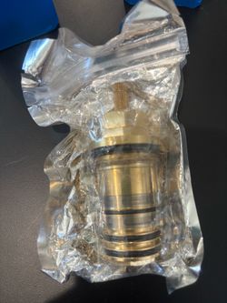 Thermostatic Cartridge Brass Version, 3/4" Compatible with Hansgrohe Ecostat Showers, Fits Two-Hole & Three-Hole Thermostatic Tub Fillers, Replacement