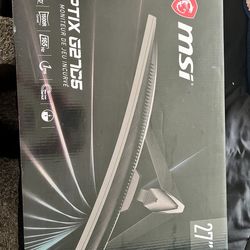 Black MSI Optix G27C5 Curved Gaming Monitor