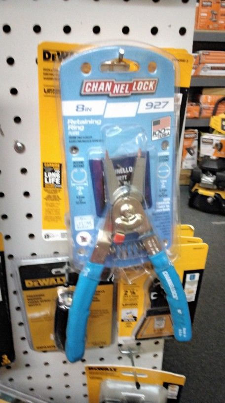 CHANNEL LOCK 8 IN RETAINING RING PLIERS
