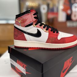 Marvel X Air Jordan 1 Retro High Across the Spider-verse Size 7 Y