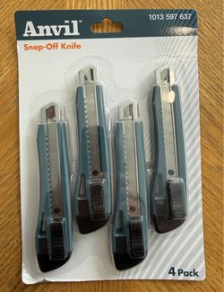 Anvil Snap-Off Blade Utility Knife