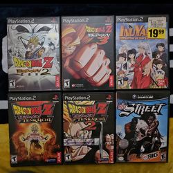 PlayStation 2 games and gamecube games all bundle lot