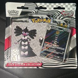 Scarlet & Violet White Flare Tech Sticker Collection 