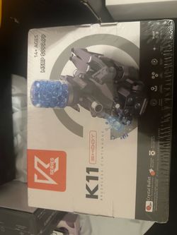 Drone  with orbeez  cannon