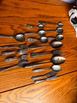 Vintage silverware lot