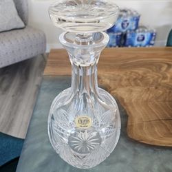 NEW Vintage Atlantis Decanter With Glass Cork