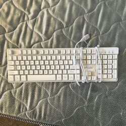 White Gaming Keyboard – USB
