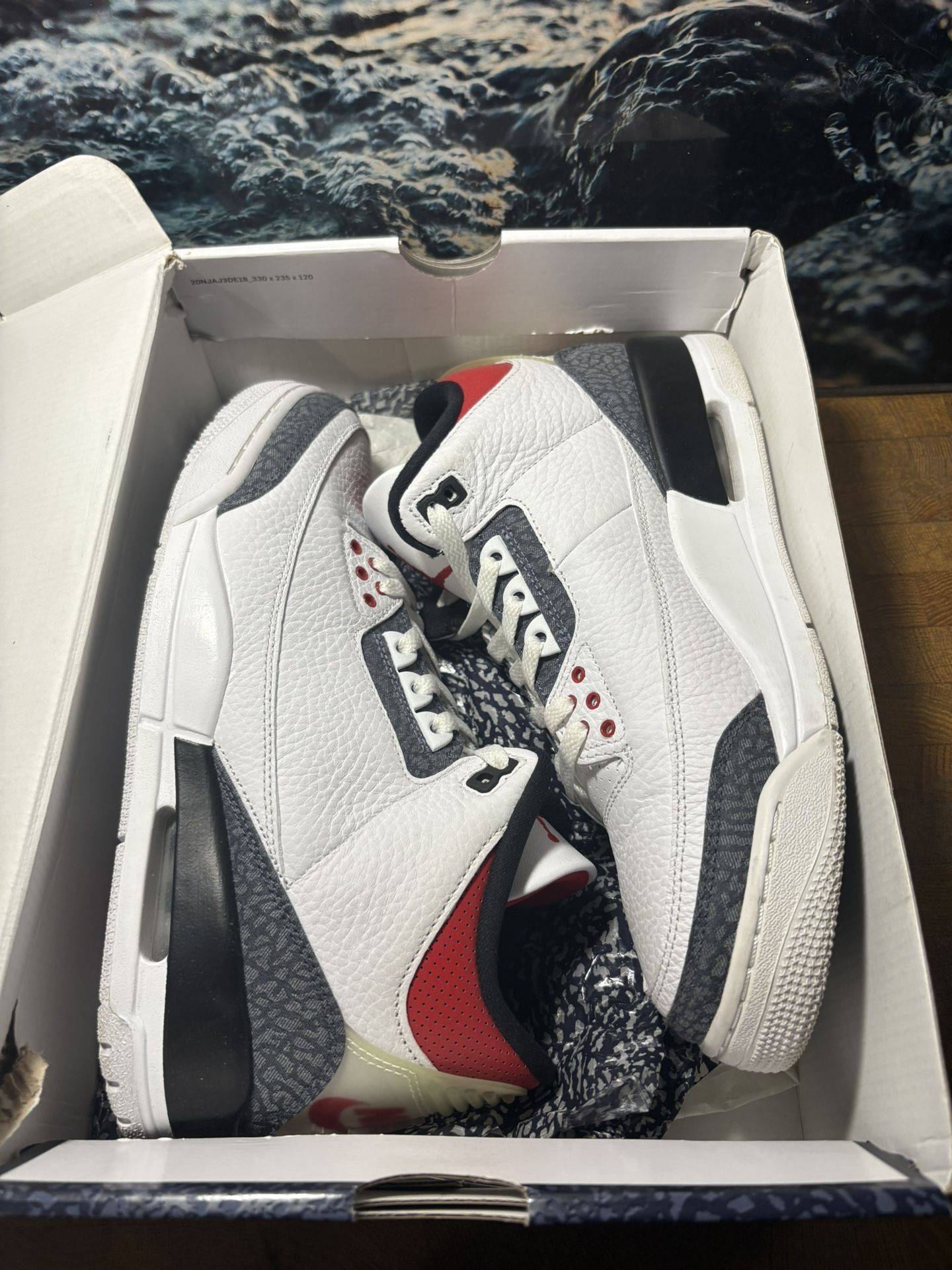 Air Jordan 3 Retro SE Fire Red Denim 2020