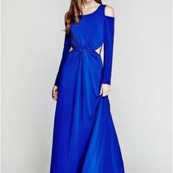 MARCIANO SONA DRESS CUT OUT ROYALL BLUE