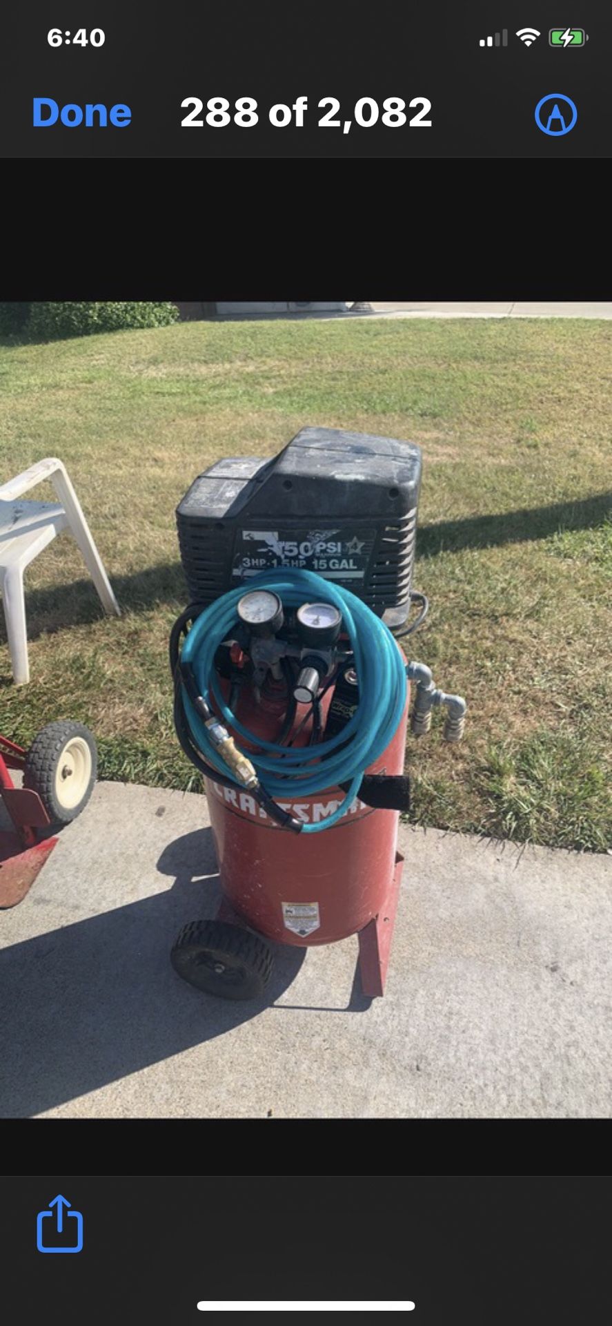 80 g Air compressor