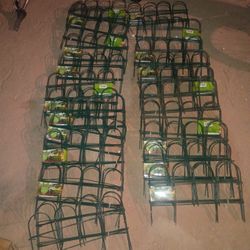 I Have 22 Of The Garden Craft Border Round Top They're 10 In Tall 10 Ft Long Each They Are Green Powder Coated Finish Fold Flat For Storage Easy To In