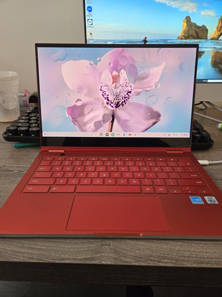 Samsung Galaxy Chromebook - Red