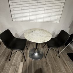 CB2 Hackney marble Cocktail Table 