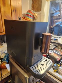 GE Café Affetto Automatic Espresso Machine Black As-Is For Parts Or Repair Won't Turn On Maybe A Fuse