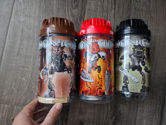 Lego Bionicle with canisters lot